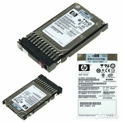 Жесткий диск HP 146Gb 504062-B21 504334-001 SAS