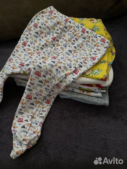 Одежда для новорожденных пакетом 62