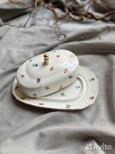 Масленка новая фарфор