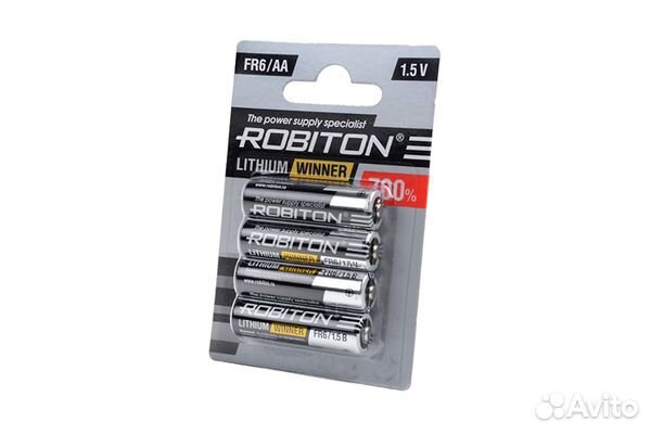 Батарейка robiton FR06 высокотоковые; 60848