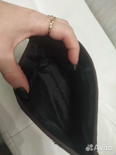 Косметичка натуральная кожа