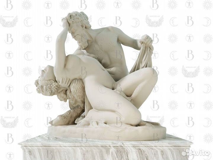 Статуя Сатир и Вакханка 1,1м