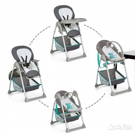 Стульчик для кормления Hauck Sit' N Relax (Hearts)