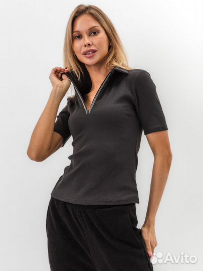 Поло Brunello Cucunelli Premium black