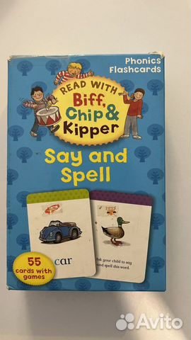 Карточки английский Biff Chip алфавит