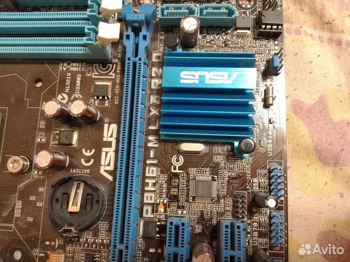Материнская плата 1155 сокет неисправная