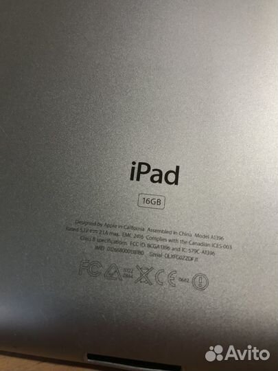 iPad 2 a1396 16gb cellular