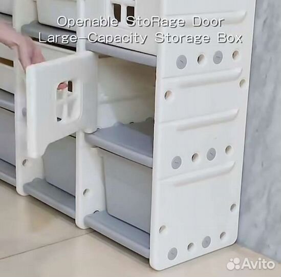 Пластиковый контейнер,шкафчик для хранения игрушек