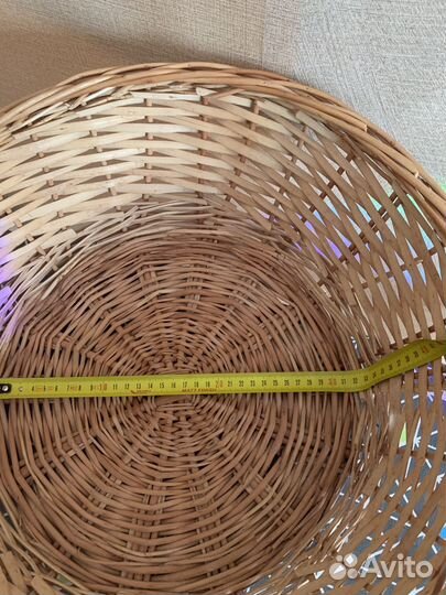 Корзина плетеная большая