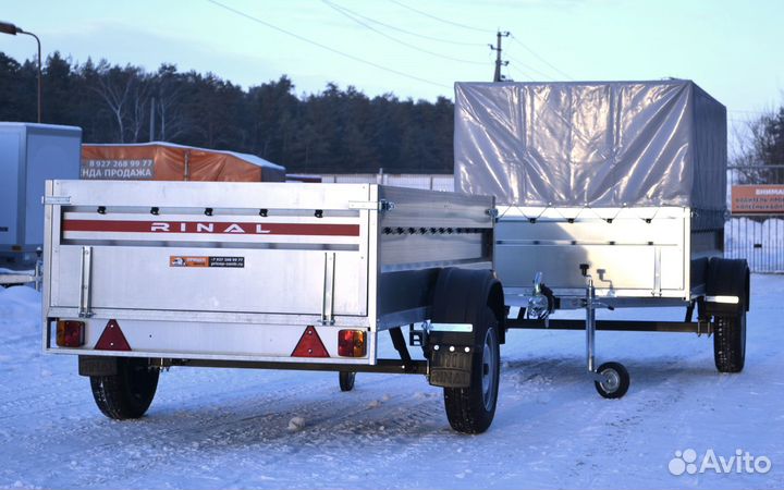 Прицеп легковой Риналь 2.5х1.25х0.8м