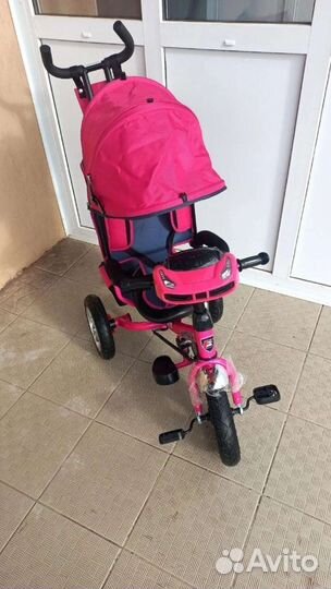 Трехколесный велосипед коляска