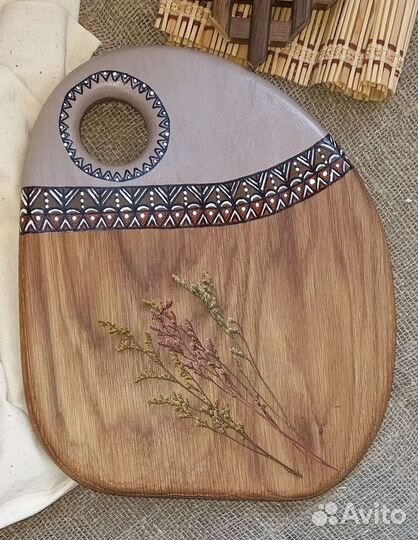 Доска разделочная дубовая