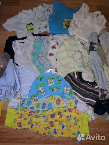 Пакет вещей от 0 до 6 мес