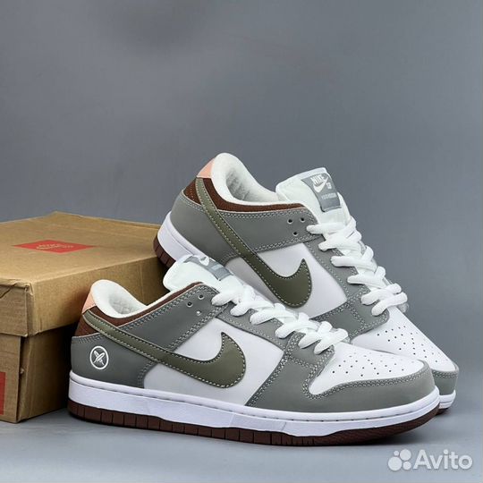 Белые Dunk от Yuto Horigome x Nike