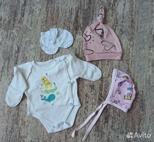 Детские вещи пакетом на девочку 56,62