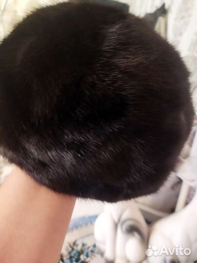 Берет женский норковый