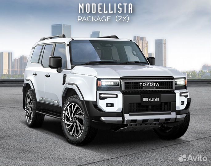 Накладки пер крыльев Land Cruiser 250 (Modellista)