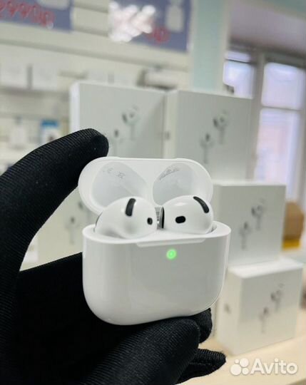 Apple airpods 4 с шумоподавлением