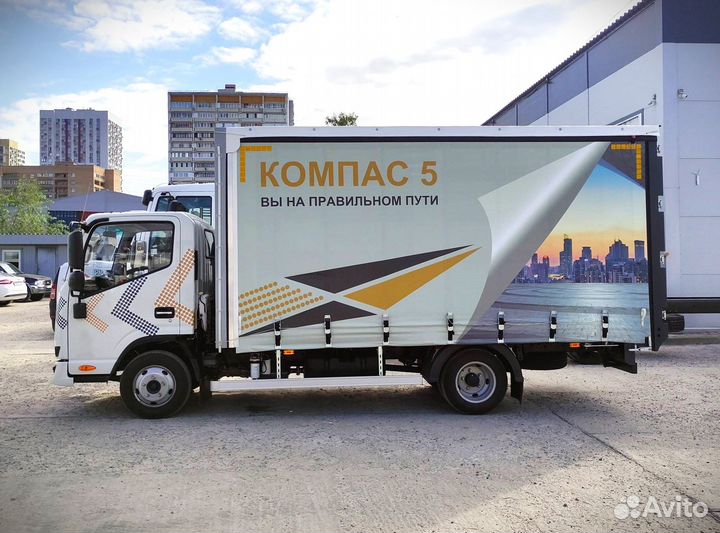 КамАЗ Компас 5 тентованный, 2023