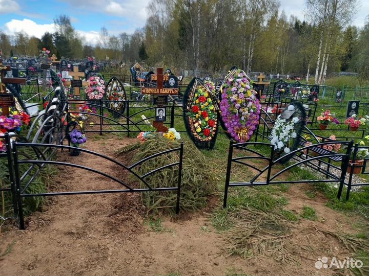 Благоустройство захоронения, уход за могилой