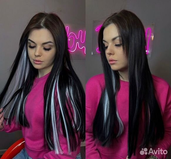 Цветной ряд, Наращивание Волос, Афронаращивание