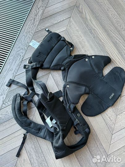 Рюкзак-переноска Stokke MyCarrier черный сетка