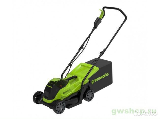 Газонокосилка аккумуляторная Greenworks GD24LM33K2