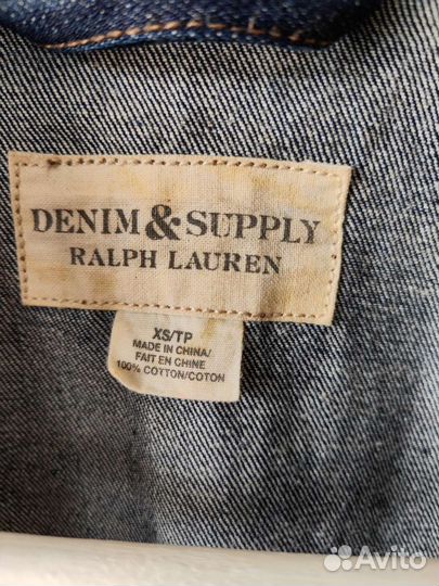 Джинсовая куртка ralph lauren XS