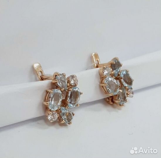 Золотые серьги
