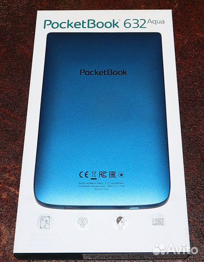 Электронная книга Pocketbook 632 Aqua с обложкой