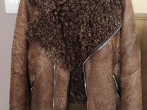 Мужская зимняя куртка из шкуры ягненка
