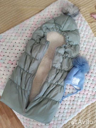 Зимний конверт 56-68 см