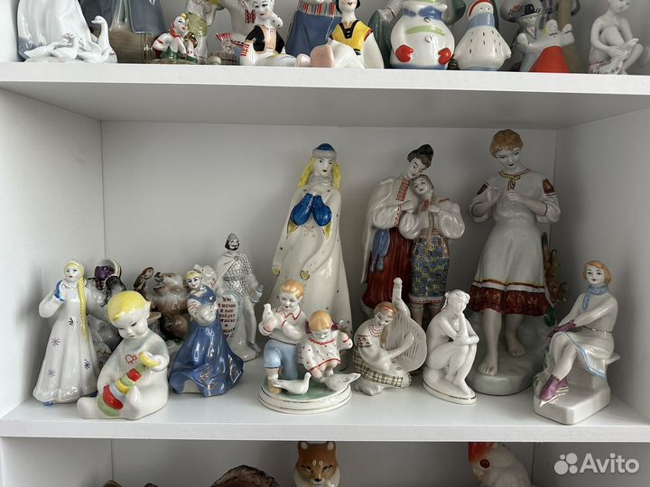 Фарфоровые статуэтки СССР разные