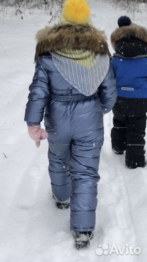 Зимний комбинезон для девочки 128 бу