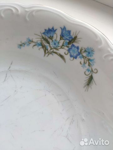 Салатник старая Польша фарфор Walbrzych
