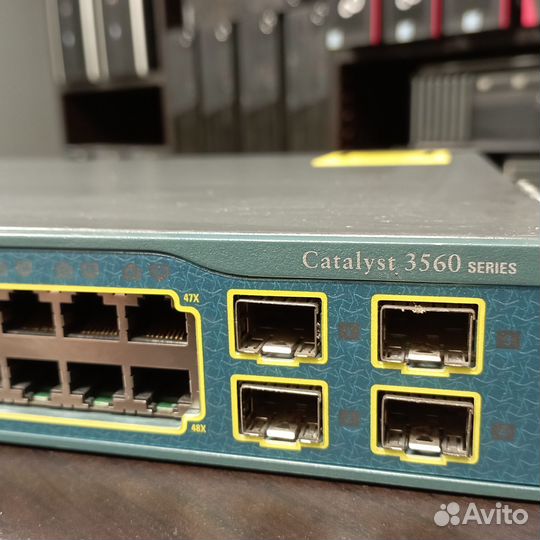 Коммутатор Cisco 3560 WS-C3560-48TS-S