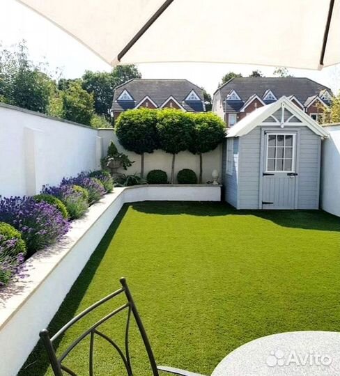 Теневыносливый рулонный газон. Укладка с гарантией