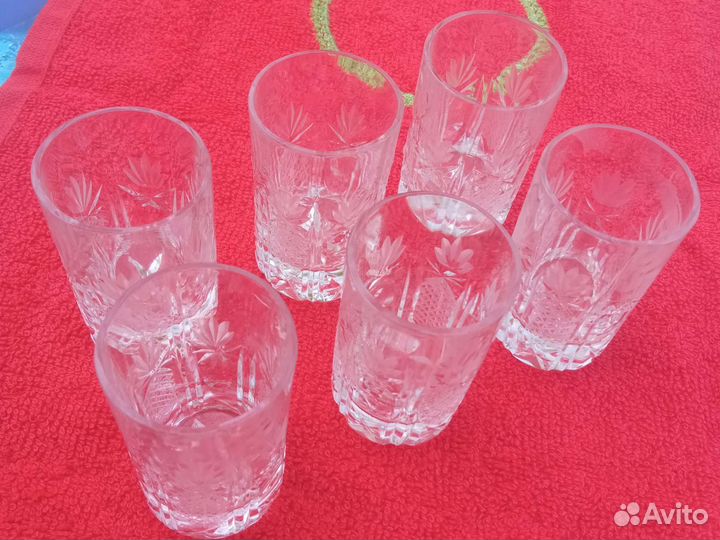 Стопки хрустальные СССР