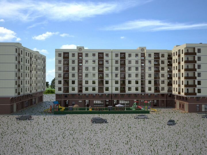 2-к. квартира, 54 м², 7/8 эт.