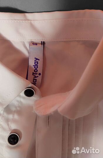 Рубашка белая для мальчика р. 86