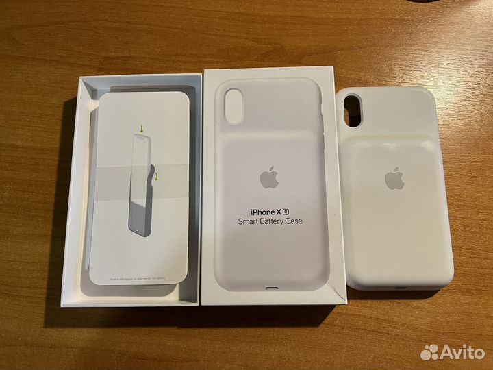 Apple Smart Battery Case iPhone Xr белый