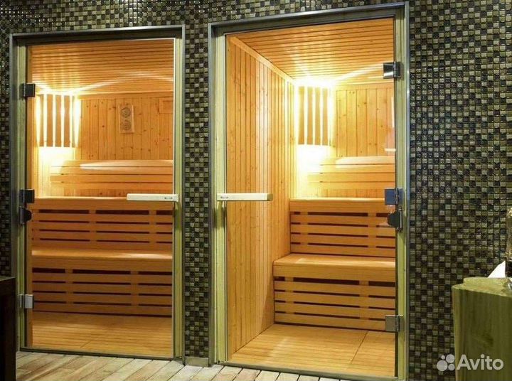 Стеклянные двери