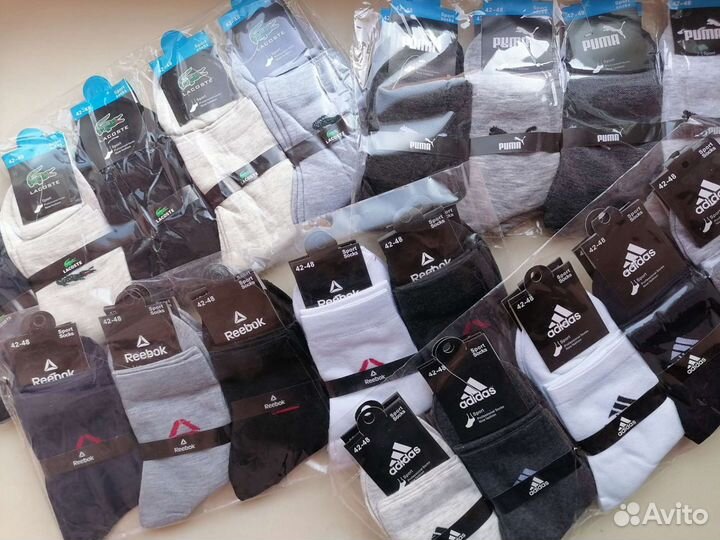 Носки Nike, Adidas, Puma, Reebok, fila