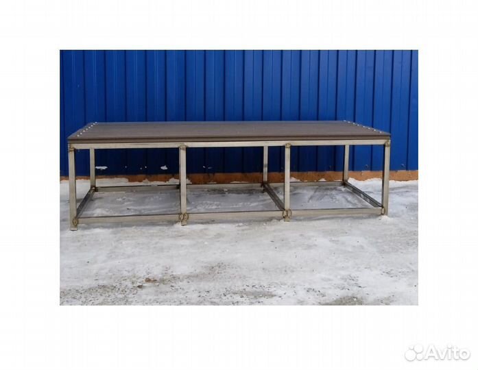 Скамейка нержавеющая уличная