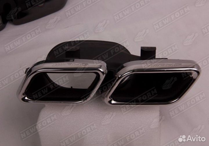 Диффузор с насадками 63 AMG Mercedes GLE