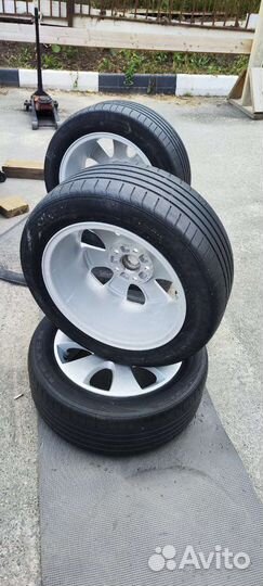 Литые диски на шкода октавия 16радиус в сборе