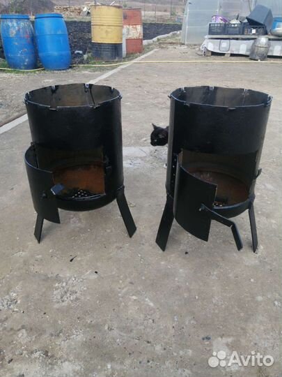 Печь дровиная, для казана