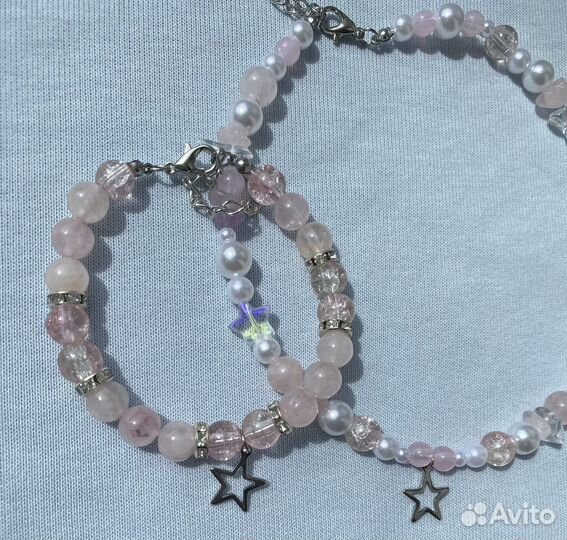 Набор ожерелье и браслет