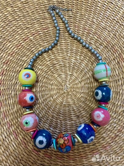Колье бусы ожерелье