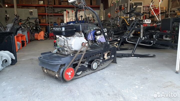 Мотобуксировщик бурлак-М практик 6.5 л.с